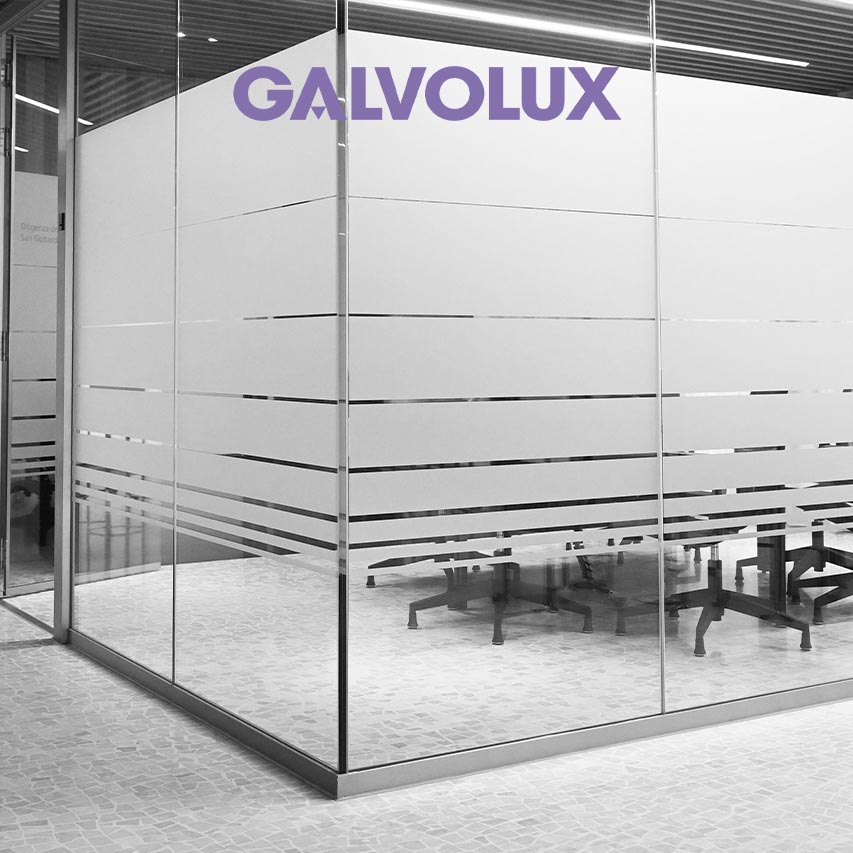 Decorative films for partition walls